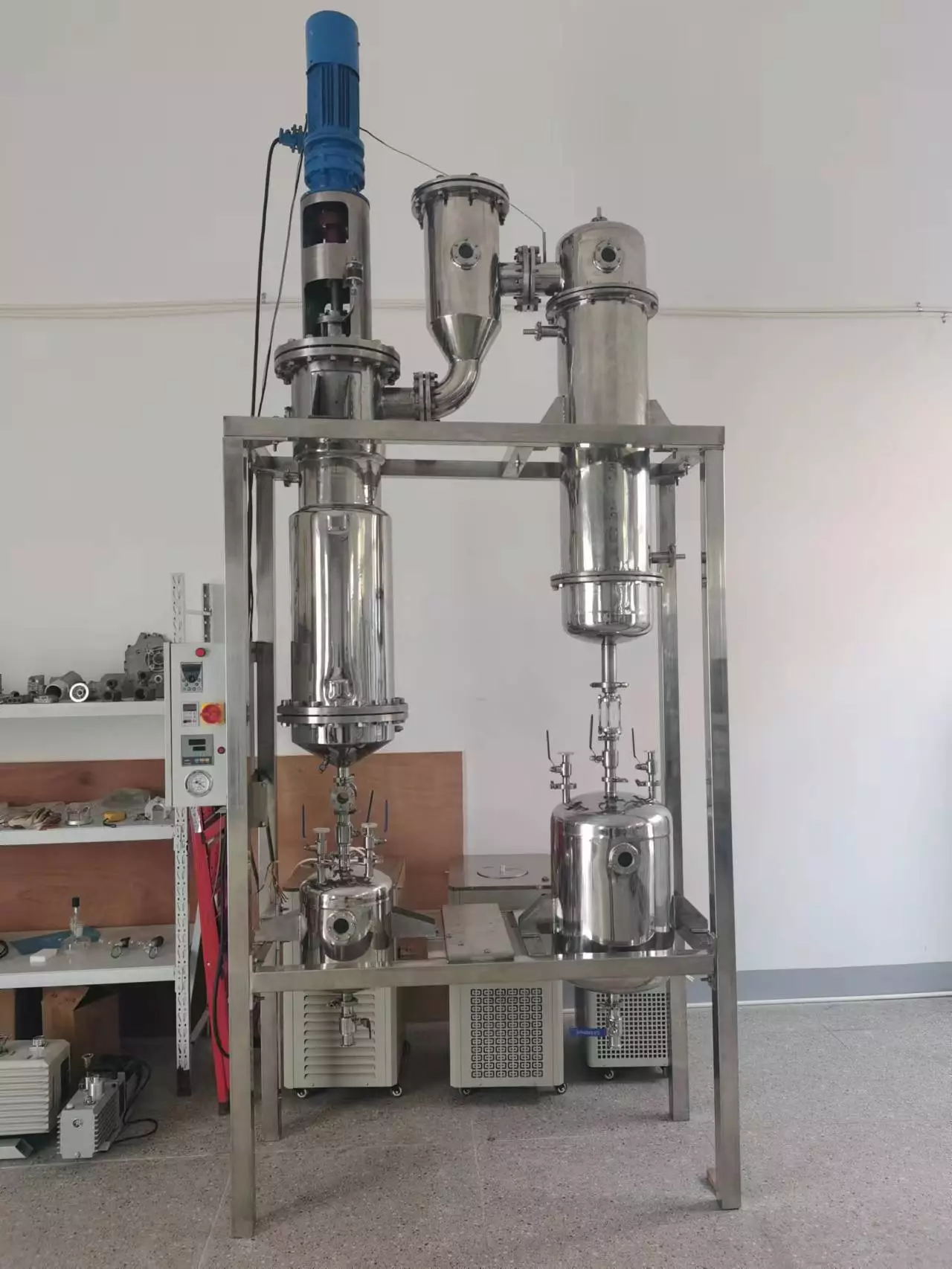 evaporador de pel&iacute;cula delgada