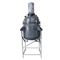 Reactor revestido de vidrio de 300 litros