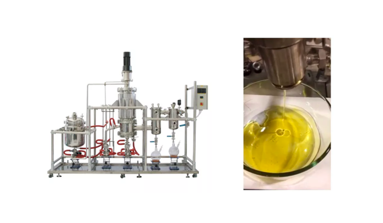10 de enero de 2024/ Sistema de destilación molecular de película limpia de 12 pulgadas enviado a Estados Unidos para destilar aceite