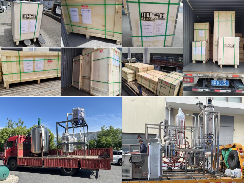 Laboratorio de vanguardia y equipos industriales enviados a mercados internacionales en mayo