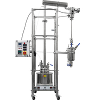 Equipo de destilación fraccional (rectificación) de acero inoxidable 10L