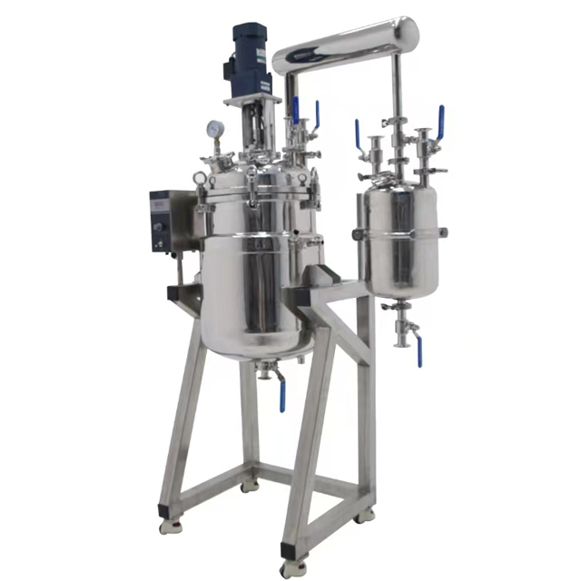 Reactor de acero inoxidable con camisa de 10 litros