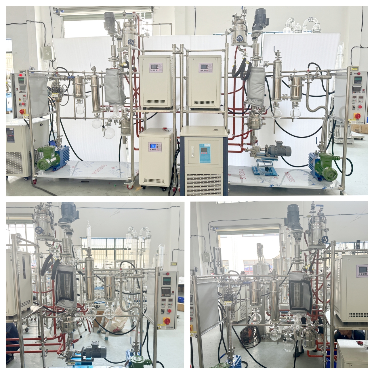 destilaci&oacute;n molecular de doble etapa