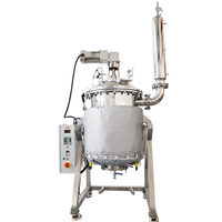 Reactor de extracción de acero inoxidable con camisa de 300 litros 