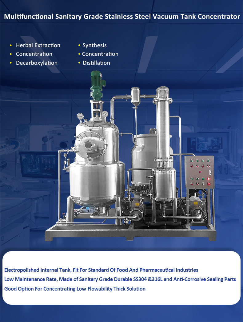 concentrador de vac&iacute;o de tanque