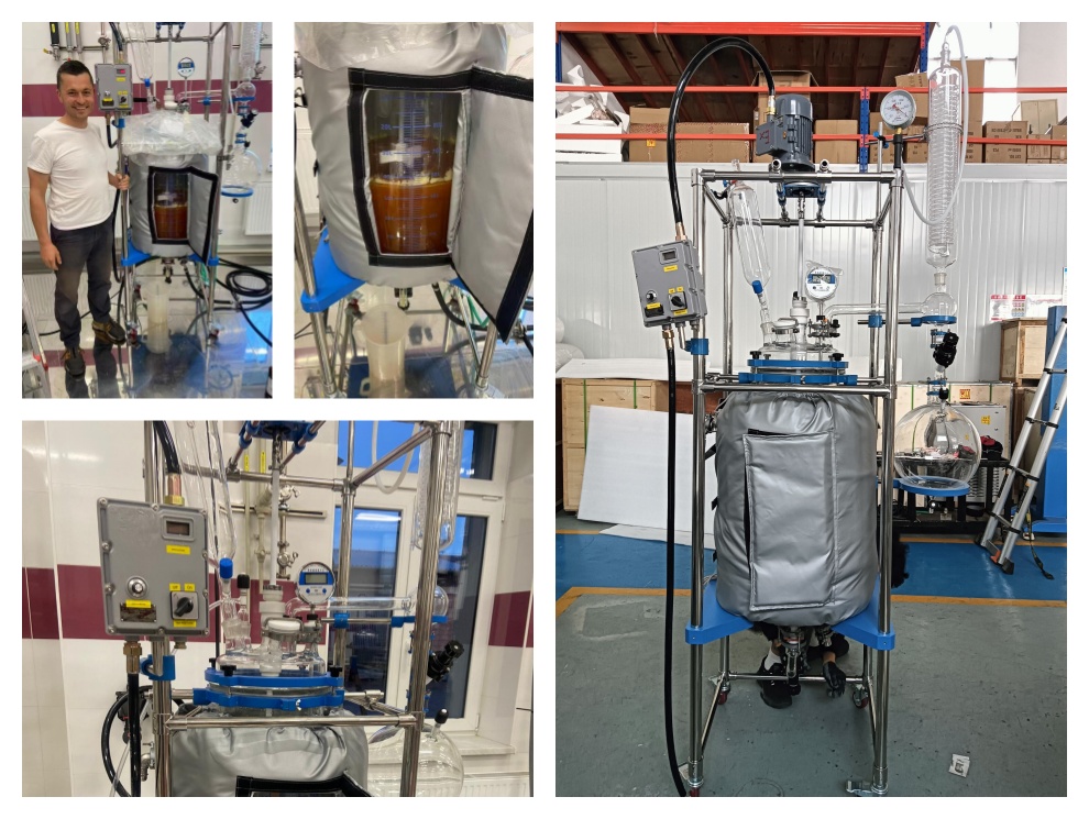 Check Research Institute produce el primer lote utilizando nuestro reactor de vidrio 100L