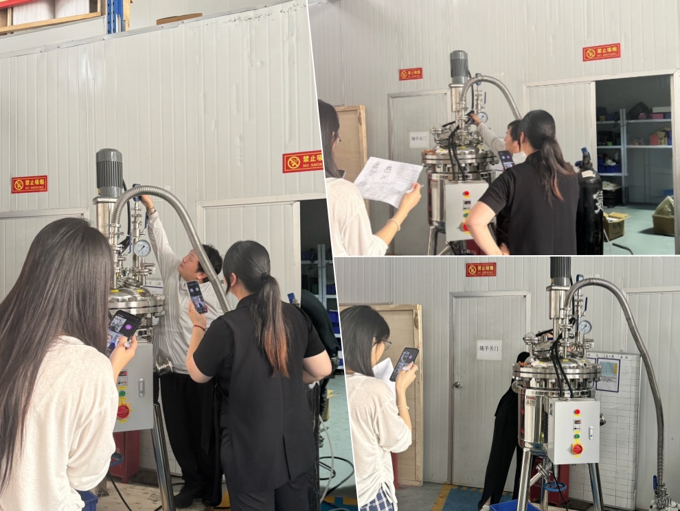 Reactor de alta presi&oacute;n de acero inoxidable