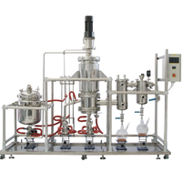 Sistema de destilación de película (molecular) limpiada (fina) de acero inoxidable de 12 pulgadas
