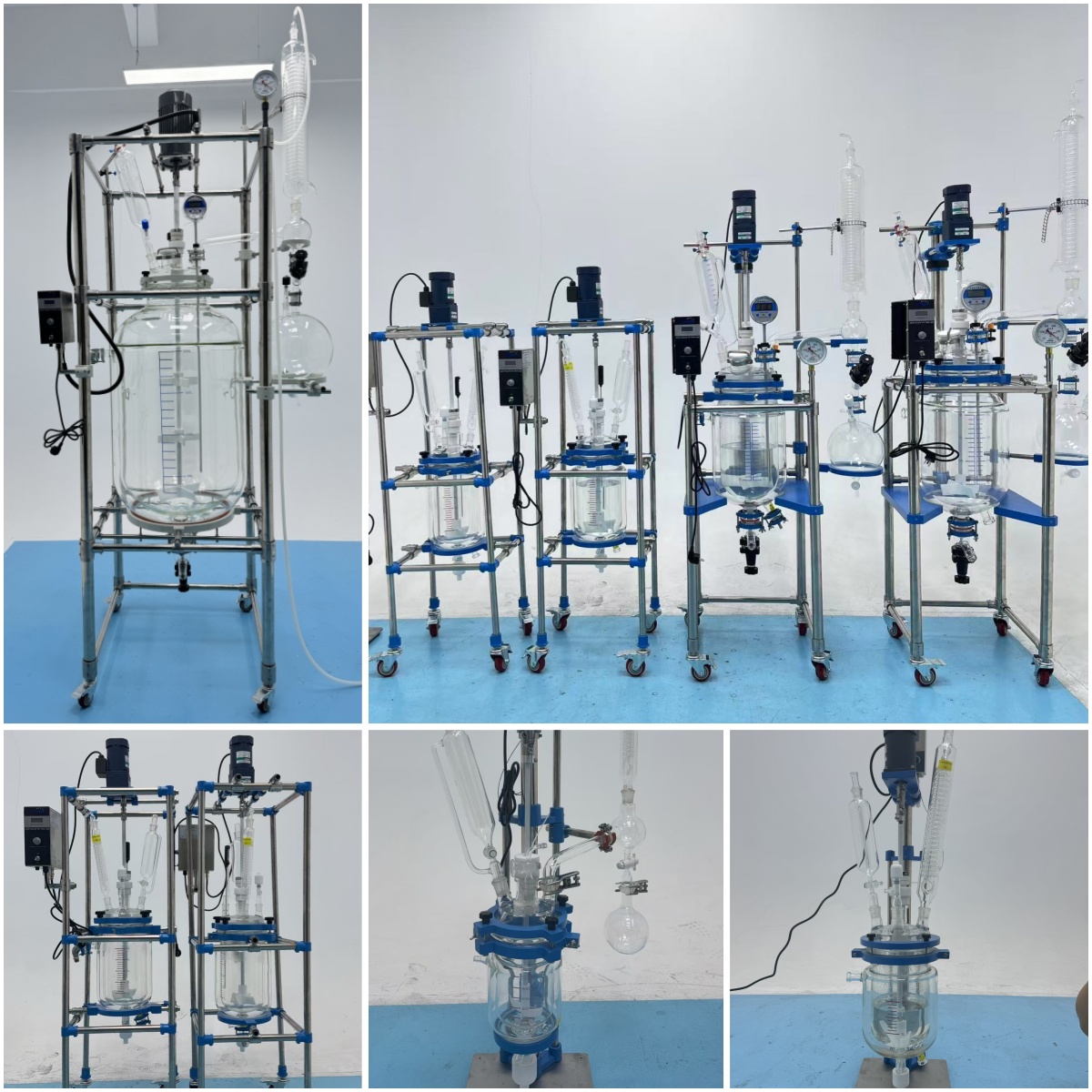 Lote de reactores de vidrio listos para la distribución global, con la confianza de los socios de la industria