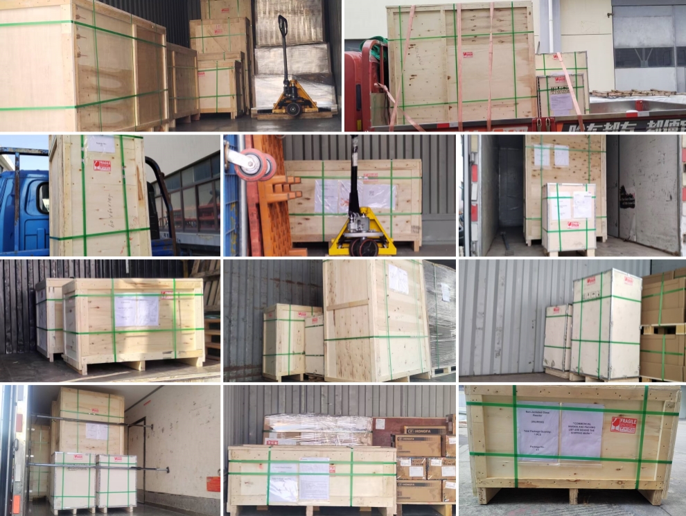 Envíos globales en curso: equipos confiables de procesamiento de químicos llegan a ocho países