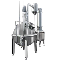 Concentrador de vacío esférico de acero inoxidable 200L
