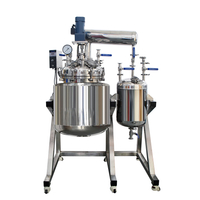 Reactor de acero inoxidable con camiseta de 50L