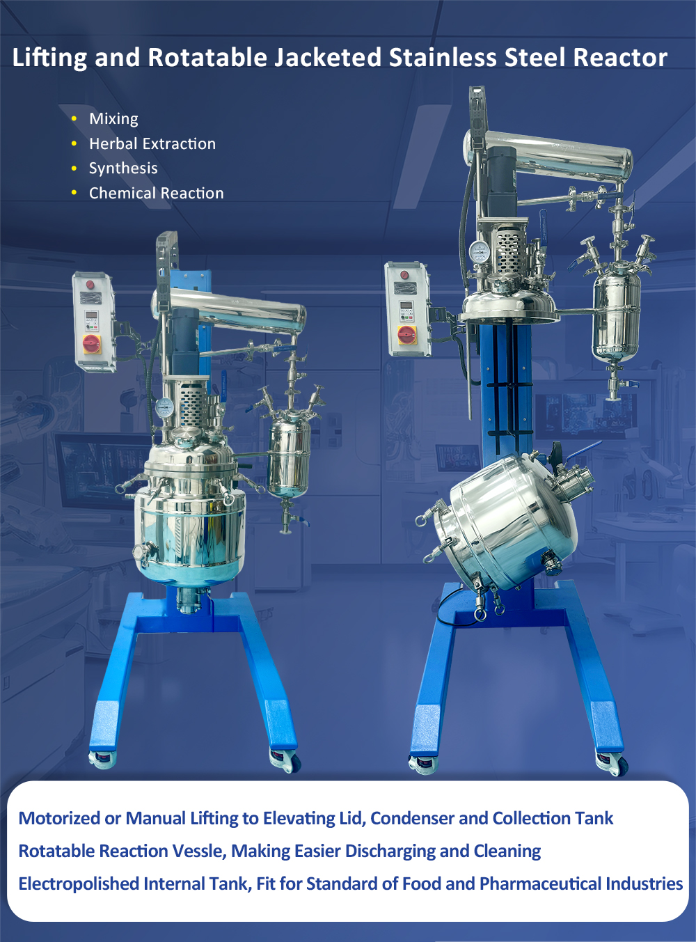 reactor elevador de acero inoxidable (1) 