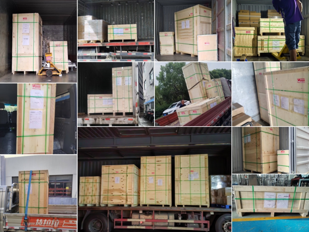 Envíos globales recientes de reactores y equipos de procesamiento químico