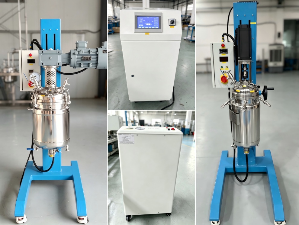 Reactores de acero inoxidable con equipos auxiliares.jpg